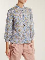 Thumbnail for your product : MiH Jeans Lilli Treelove Print Cotton Shirt - Womens - Purple Multi
