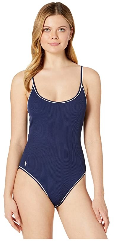 polo one piece swimsuit
