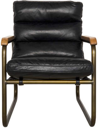 Noir Cowhide Arm Chair