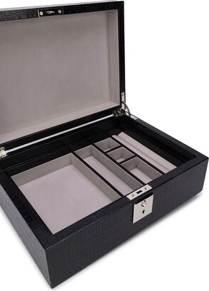 Smythson Mara travel tray jewellery box