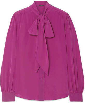 Marc Jacobs Pussy-bow Silk Blouse