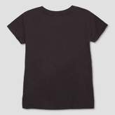 Thumbnail for your product : Junk Food Clothing Girls' Love You Printed Short Sleeve T-Shirt - Black