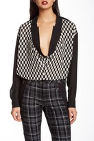 Thumbnail for your product : L.A.M.B. Printed Hi-Lo Blouse