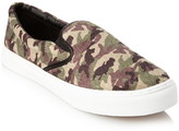 Thumbnail for your product : Forever 21 Camo Pony Hair Slip-Ons