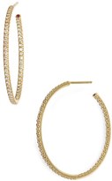 Thumbnail for your product : Roberto Coin Inside Out Diamond Hoop Earrings
