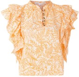 Thumbnail for your product : Nk Printed Ruffle Blouse