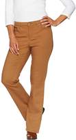 Thumbnail for your product : Denim & Co. Reg. 5 Pocket Colored Denim Slightly Bootcut Jeans