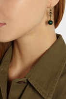 Thumbnail for your product : Isabel Marant Gold-tone, crystal and wood earrings