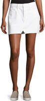Thumbnail for your product : Frame Le Mini Split Front Skirt, White