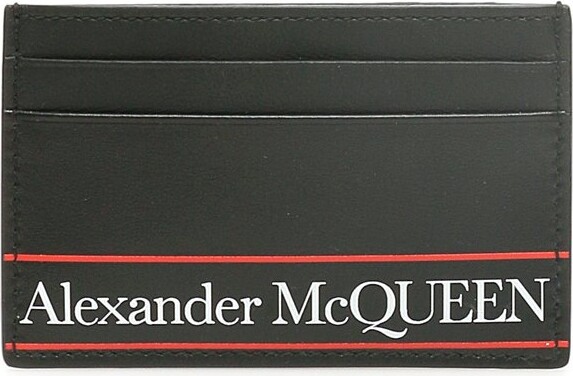 Alexander McQueen Logo Printed Cardholder - ShopStyle Wallets