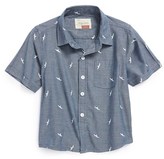 Thumbnail for your product : Sovereign Code 'Elgin' Seagull Print Shirt (Toddler Boys)