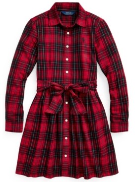 ralph lauren baby girl plaid dress