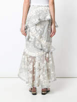 Thumbnail for your product : Zimmermann floral fitted skirt