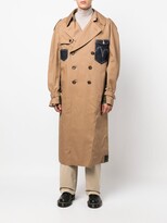 Thumbnail for your product : Junya Watanabe Patchwork Double-Breasted Coat