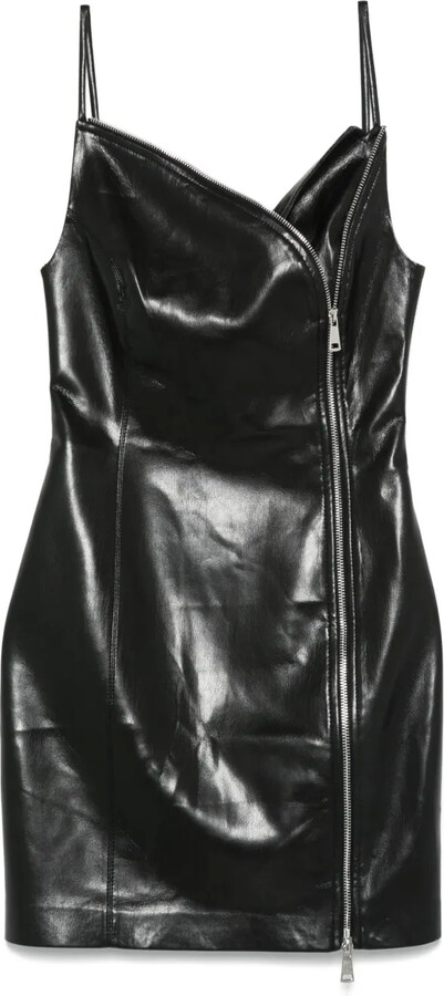 Nanushka Faux-Leather Mini Dress