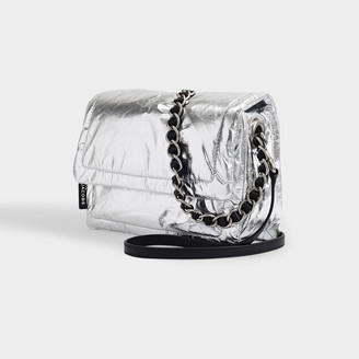 MARC JACOBS, THE The Pillow Bag In Silver Leather