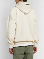 Thumbnail for your product : Fear Of God Oversized Logo-Appliqued Loopback Cotton-Jersey Hoodie