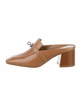 Hermes 2021 Blossom Mules Brown - ShopStyle Evening Shoes
