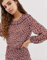 Thumbnail for your product : BA&SH Billy ruched floral mini dress