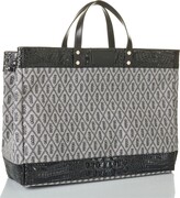 Thumbnail for your product : Brahmin Meredith Jacquard & Croc Embossed Leather Tote