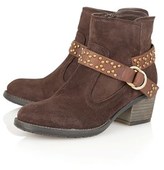 Thumbnail for your product : Lipsy Lotus Stud Trim Ankle Boots