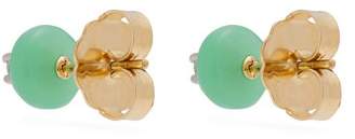 Irene Neuwirth Diamond, Chrysoprase & 18kt Gold Earrings - Womens - Green