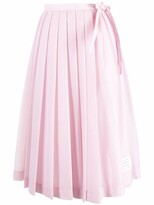 Thumbnail for your product : Thom Browne Pleated Midi Skirt
