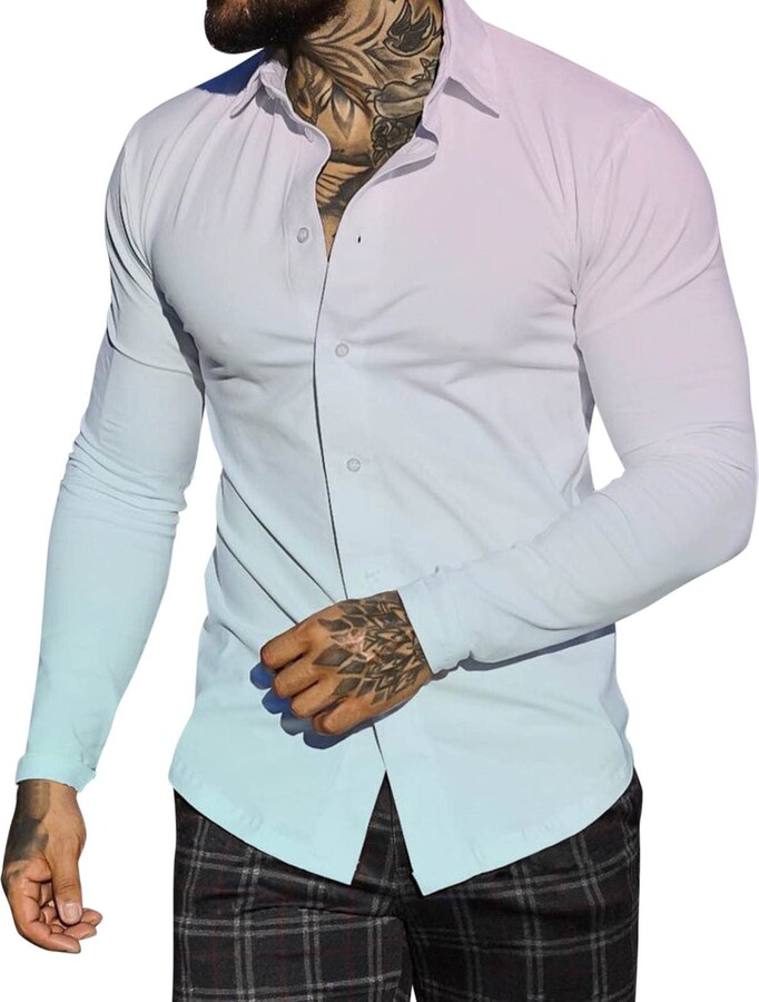 CEWIFO Shirts for Men Adult Short Sleeve 5XL T Shirts Men V Neck Mens Vest  Tops Summer Multipack Hawaiian Shirt for Men Funky Casual Button Down Very  Loud Shortsleeve Linen Shirts Men