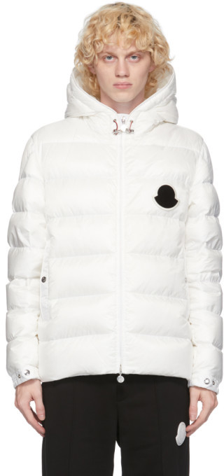 Moncler White Down Sassiere Jacket ShopStyle Outerwear
