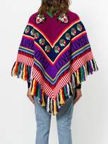 Thumbnail for your product : Gucci tasseled chunky knit poncho