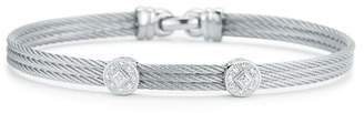 Alor Diamond Gray Cable Bangle