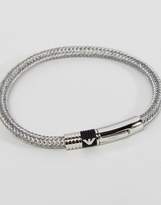 Thumbnail for your product : Emporio Armani Signature Bracelet In Silver