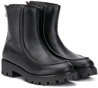 Marni Kids Rear Zipped Ankle Boots