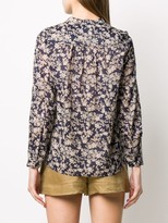Thumbnail for your product : Etoile Isabel Marant Floral-Print Band Collar Shirt