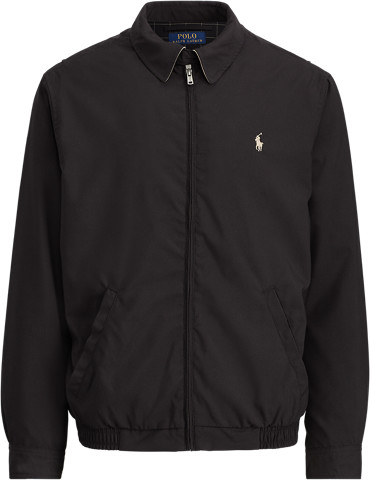 black polo windbreaker