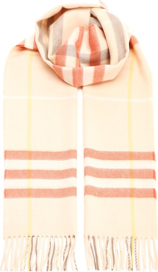 'check' Cashmere Scarf