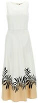 Thumbnail for your product : Loro Piana Sleeveless Belted Waist Shirt Dress