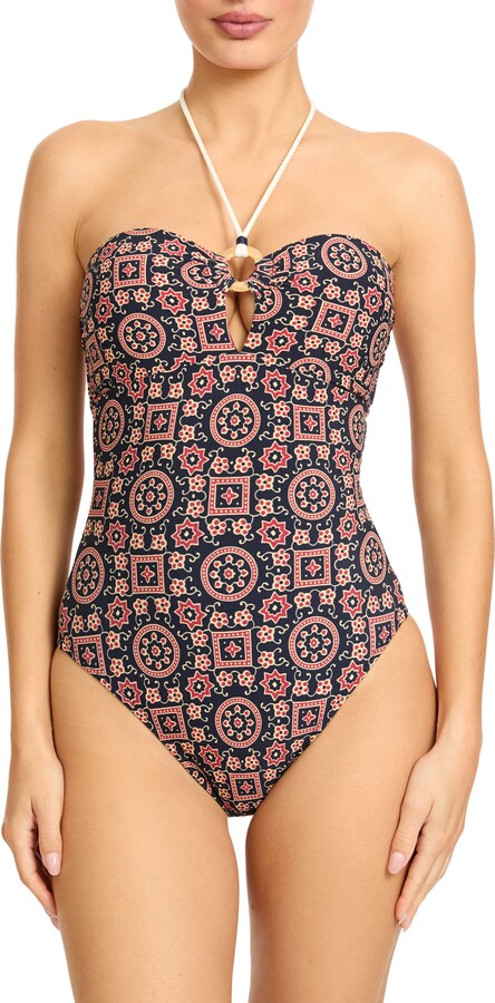 Robin Piccone Maggy Bandeau One-Piece Swimsuit