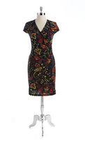 Thumbnail for your product : Jones New York Signature JONES NEW YORK PLUS Plus Printed Wrap-Effect Dress