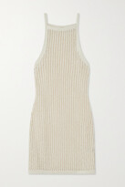 Thumbnail for your product : Cult Gaia Yara Crocheted Cotton-blend Mini Dress - Off-white
