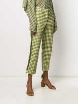 Thumbnail for your product : Silvia Tcherassi Garmet cropped trousers