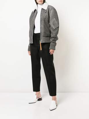 J.W.Anderson zipped fitted jacket