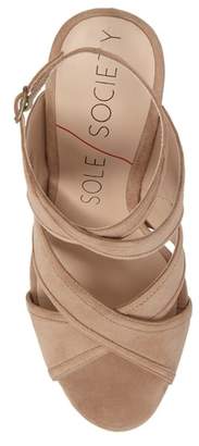 Sole Society Esme Cross Strap Sandal