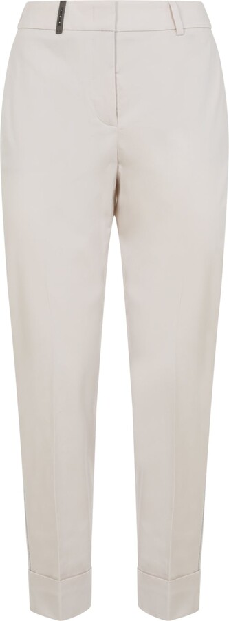 Peserico Regular & Straight Leg Nude & Neutrals