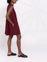 Thumbnail for your product : VVB Tie-Neck Flared Mini Dress