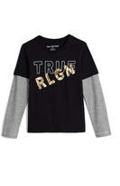 Thumbnail for your product : True Religion LAYERED TR FOIL TEE