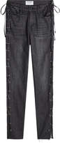 Thumbnail for your product : Frame Denim Le High Skinny Jeans with Lace-Up Sides