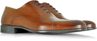 Moreschi Dublin Tan Calf Leather Oxford Shoes w/Rubber Sole