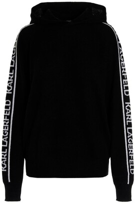 Karl Lagerfeld Paris Black Women's Sweatshirts & Hoodies | Shop 