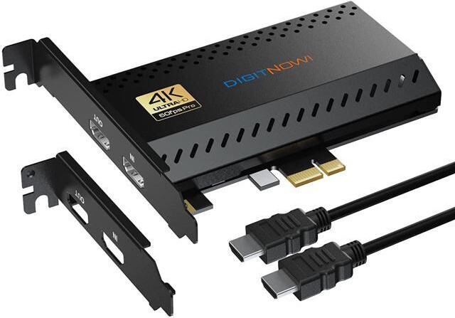 DIGITNOW PCIe Capture Card 4Kp60 - Live Gamer 4K Video Capture Card with HDMI Input/Output, Ultra-Low Latency for Streaming and Recording Nintendo...